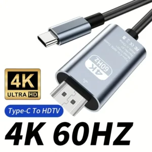 07dadc54-b142-4c89-94ec-5511f625f04e.webp 4K 60Hz HDTV Cable - High-Speed USB Type-C to HDTV Adapter