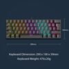my-11134208-7r98x-lwy60isvagdsd9.jpg Armaggeddon MKA 1C Neo LED Backlight Mechanical Gaming Keyboard 61 Key Hot Swapable Black / White