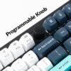 Keychron - Q6 Max 100% Custom Wireless RGB Mechanical Keyboard with Programmable QMK/VIA Hot-Swappable Brown Switch - Black