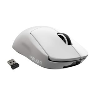 59f9ea5e-27c0-4589-b52a-706921da2379.jpg Logitech - PRO X SUPERLIGHT Lightweight Wireless Optical Gaming Mouse with HERO 25K Sensor - Wireless - White