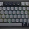 6572502_sd.jpg CORSAIR - K65 PLUS RGB 75% Wireless Mechanical Pre-Lubricated MLX Red Linear Switch Gaming Keyboard with Hot-Swappable Switches - Black/Gray