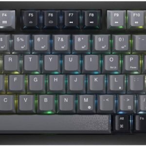 6572502_sd.jpg CORSAIR - K65 PLUS RGB 75% Wireless Mechanical Pre-Lubricated MLX Red Linear Switch Gaming Keyboard with Hot-Swappable Switches - Black/Gray