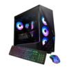 iBUYPOWER - Slate Gaming Desktop PC - AMD Ryzen 7 9800X3D, AMD Radeon RX 9070XT 16GB, 32GB DDR5 RGB,2TB NVMe SSD - Black