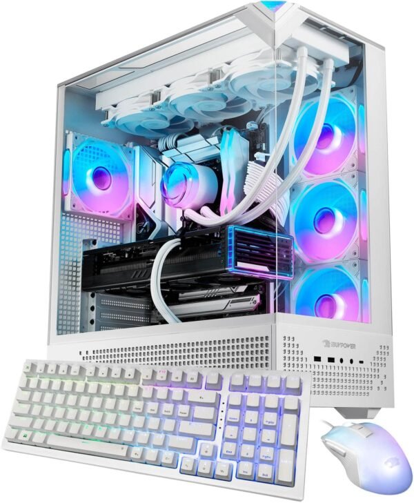 8591403e-a7e5-4044-905e-1b82aa94e00f.jpg iBUYPOWER - Element Pro Gaming Desktop PC-AMD Ryzen 7 9800X3D, NVIDIA GeForce RTX 5070Ti 16GB, 32GB DDR5 RGB,2TB SSD - White