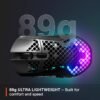 SteelSeries - Aerox 9 Wireless Ultra Lightweight Honeycomb Water Resistant RGB Optical Gaming Mouse With 18 Programmable Buttons - Wireless - Black
