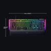 Razer - BlackWidow V4 Full Size Wired Mechanical Green Clicky Switch Gaming Keyboard with Chroma RGB Backlighting - Black