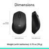 c09b47a5-12b5-4da3-9733-0c9bdef6ef62.jpg Logitech - M330 SILENT Wireless Optical Mouse with Quiet Clicks - Wireless - Black
