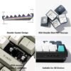 Keychron - Q6 Max 100% Custom Wireless RGB Mechanical Keyboard with Programmable QMK/VIA Hot-Swappable Brown Switch - Black
