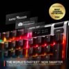 SteelSeries - Apex Pro Gen 3 Full Size Wired Mechanical OmniPoint Adjustable Gaming Keyboard with Rapid Tap - Black